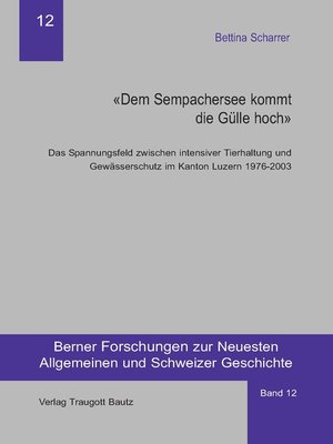 cover image of "Dem Sempachersee kommt die Gülle hoch"